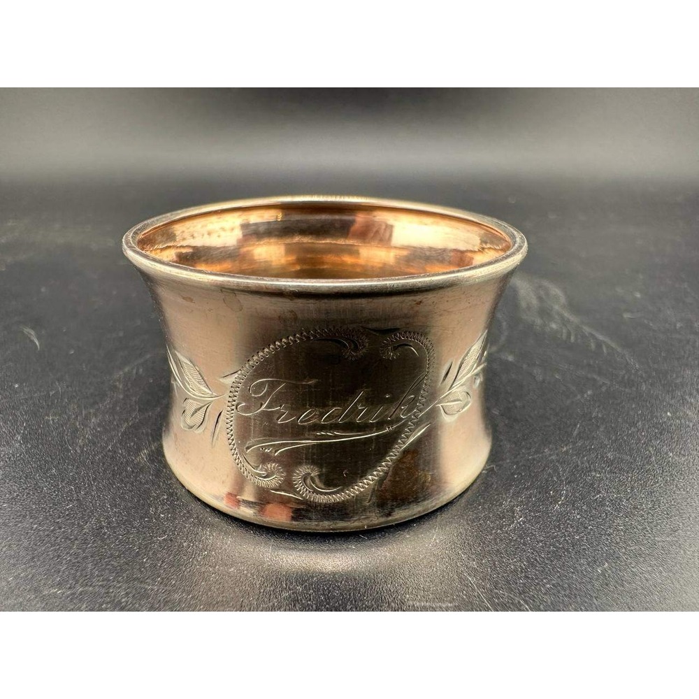 Vintage‎ 830 Silver Fredrik Napkin Ring HB Hallmarked 051 (84)